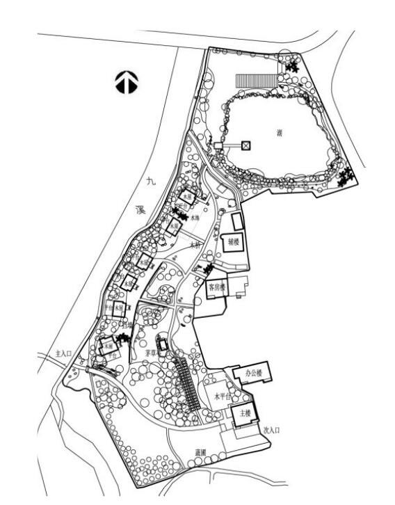 鄉(xiāng)村旅游規(guī)劃設計公司:熱土養(yǎng)生莊園旅游規(guī)劃平面圖